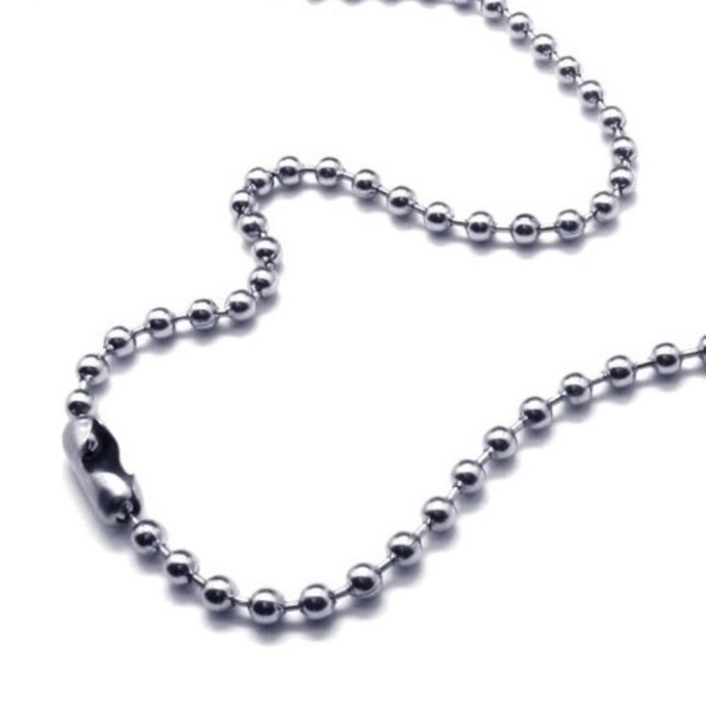 Men's Playboy Necklace Bunny Pendant Dog Tag Stainless Steel Black Carbon Fiber - Picture 5 of 8